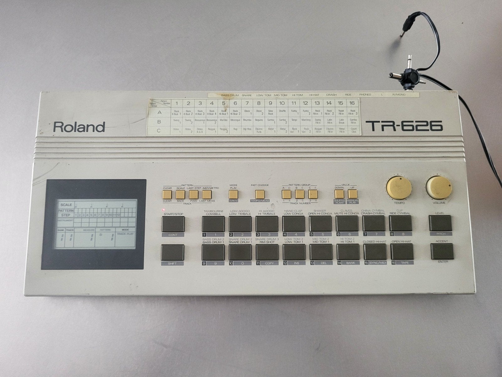 Roland TR-626 Drummachine - Vintage Digitale Percussie, Muziek en Instrumenten, Drumcomputers, Ophalen of Verzenden, Roland