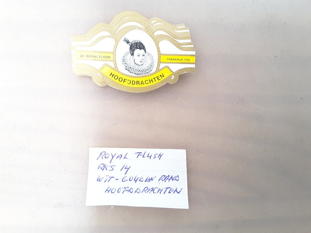 Sigarenbandjes royal flush rks 14 hoofddrachten, Ophalen of Verzenden, Nieuw, Sigarenbandjes