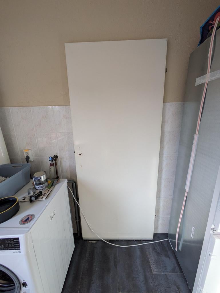 Witte opdek deur links draaiend, Huis en Inrichting, Ophalen