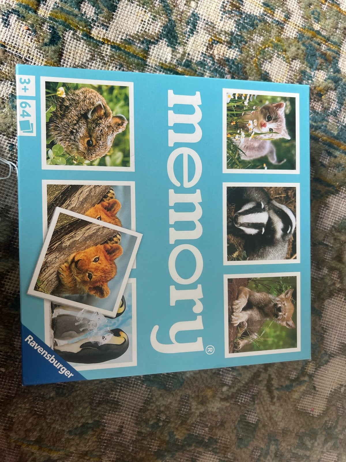 Memory spel met dieren van Ravensburger, Een of twee spelers, Ophalen, Zo goed als nieuw