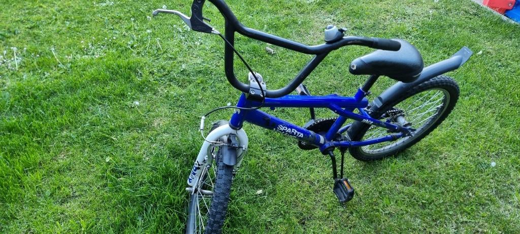 Sparta Young BMX Fiets - Blauw, Gebruikt, Fietsen en Brommers, Fietsen | Crossfietsen en BMX, Ophalen, Gebruikt, Staal, Velgrem