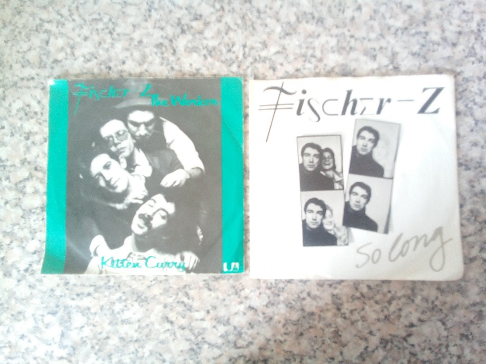 Fischer-Z - So Long / Hiding (2x Single Vinyl), Gebruikt, 7 inch, Single, 1970 - 1979