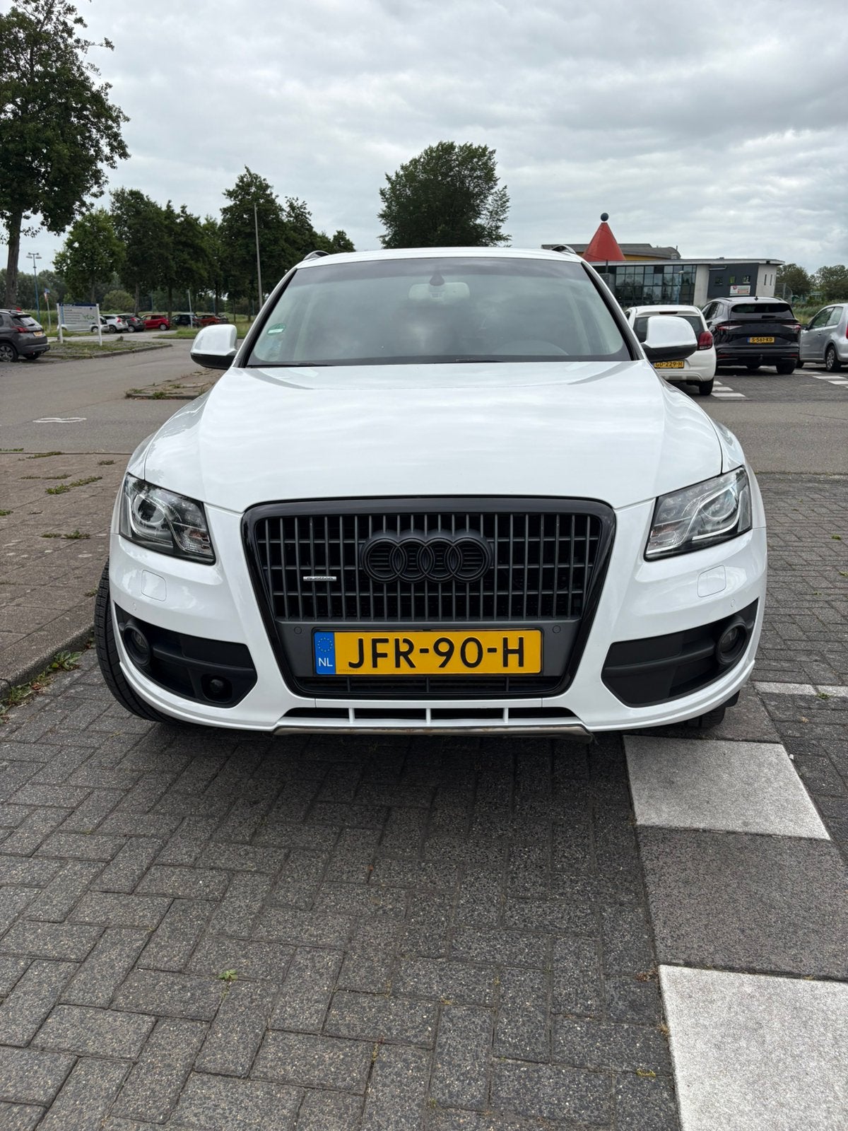 Audi Q5 2.0 Tfsi Quattro S-tronic 2008 Wit, Auto's, Audi, Automaat, Wit, Vierwielaandrijving, Particulier