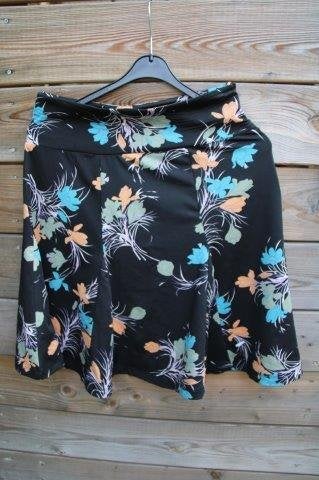Rok zwart/ kleur King Louie mt S Vaste prijs, Kleding | Dames, Zwart, Ophalen of Verzenden, Zo goed als nieuw, Knielengte