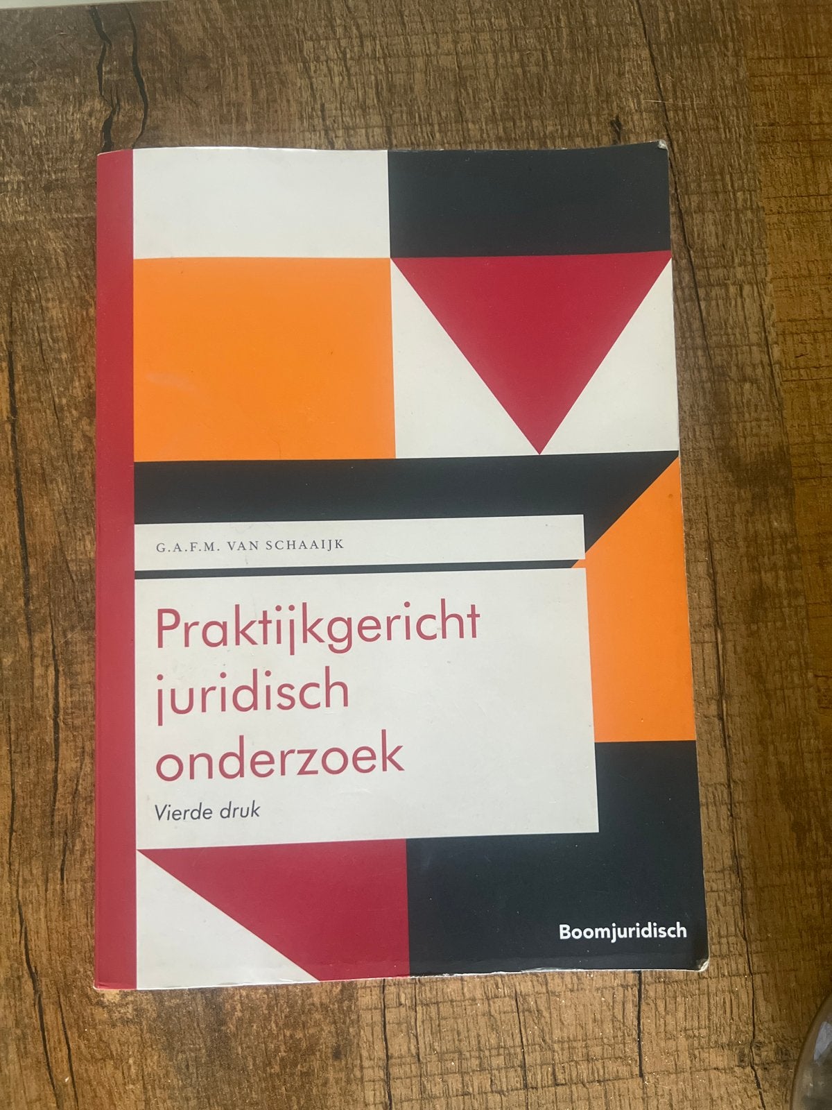 Praktijkgericht juridisch onderzoek - G.A.F.M. van Schaaik, Ophalen of Verzenden, Gamma, Gelezen, HBO