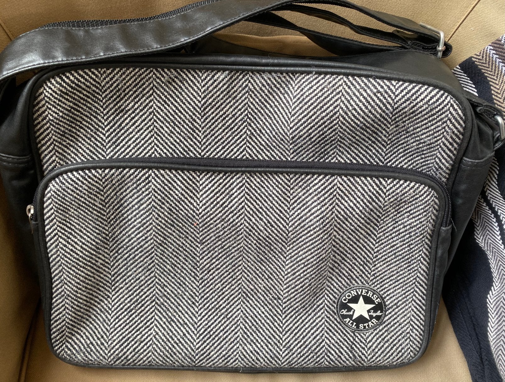 Converse All Star tas, Ophalen of Verzenden, Gebruikt, Zwart, Overige merken