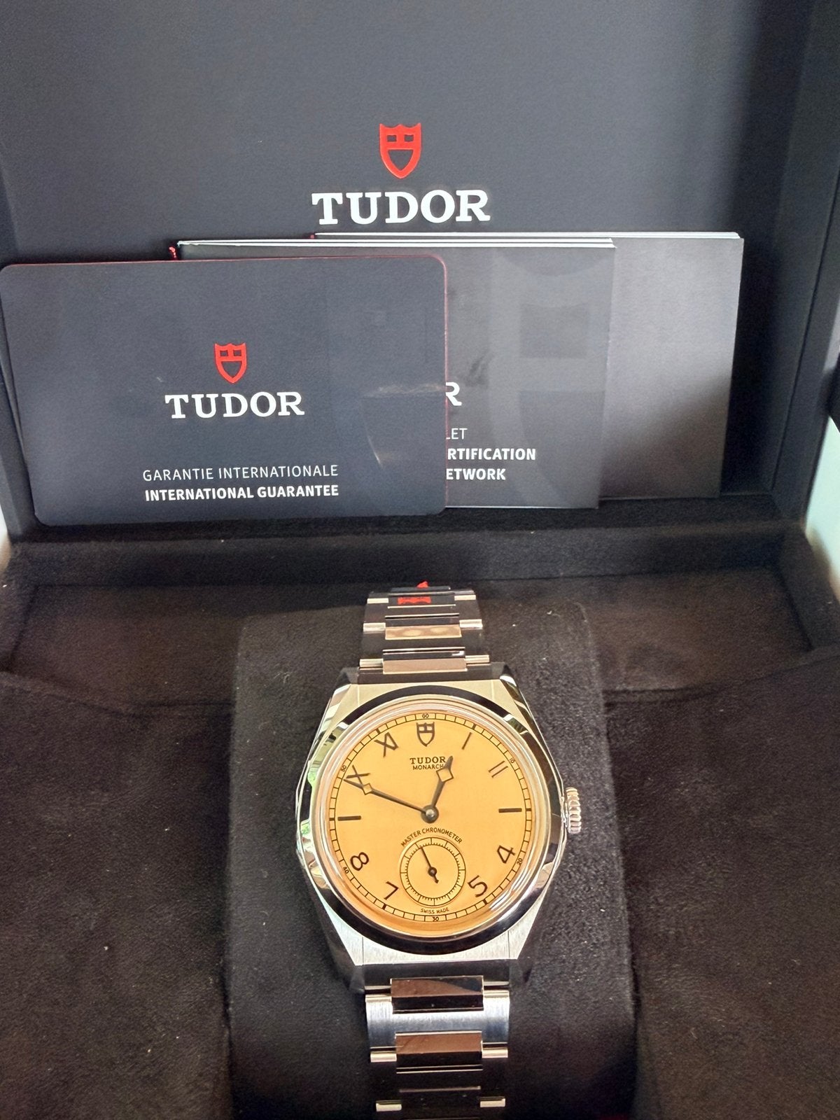Tudor Monarch M2639W1A0U-0001 Nieuw, Staal, Staal, Polshorloge, Nieuw