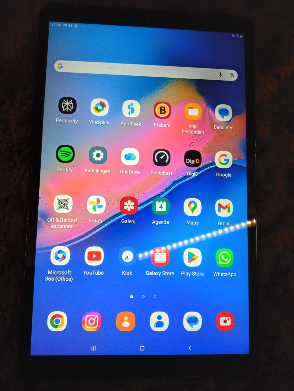Samsung Tab A 10 inch - Nieuw in houten behuizing, Computers en Software, Android Tablets, 10 inch, Tab A, Nieuw, Ophalen of Verzenden
