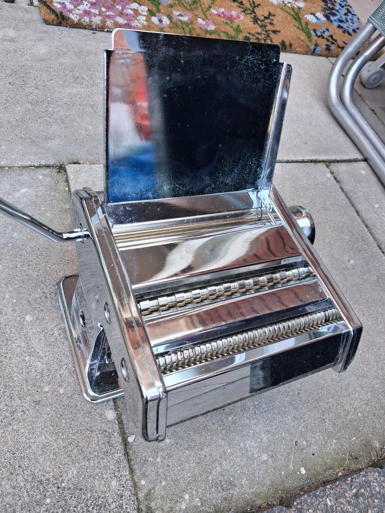 Nieuwe RVS Pastamachine - Tafelmodel met Tafelklem, Ophalen of Verzenden, Nieuw