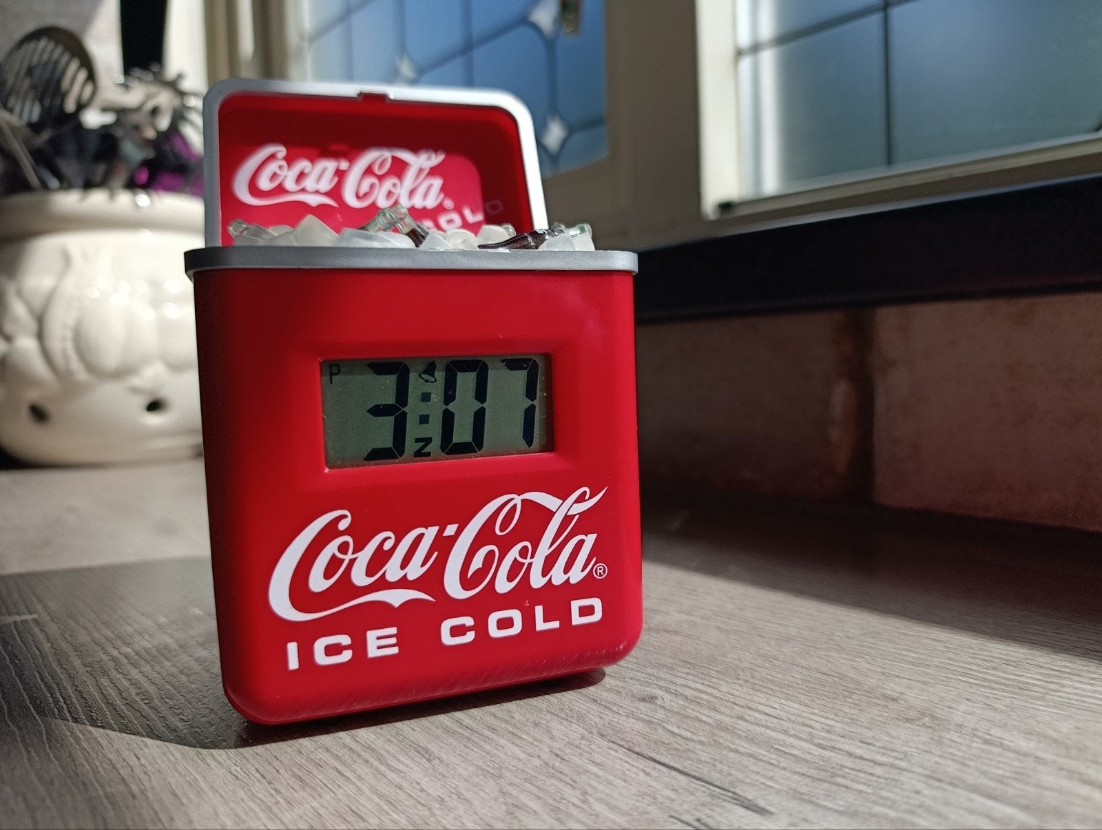 Coca-Cola Wekker 1996 - Werkend, Gebruikt, Vintage, Ophalen of Verzenden, Digitaal