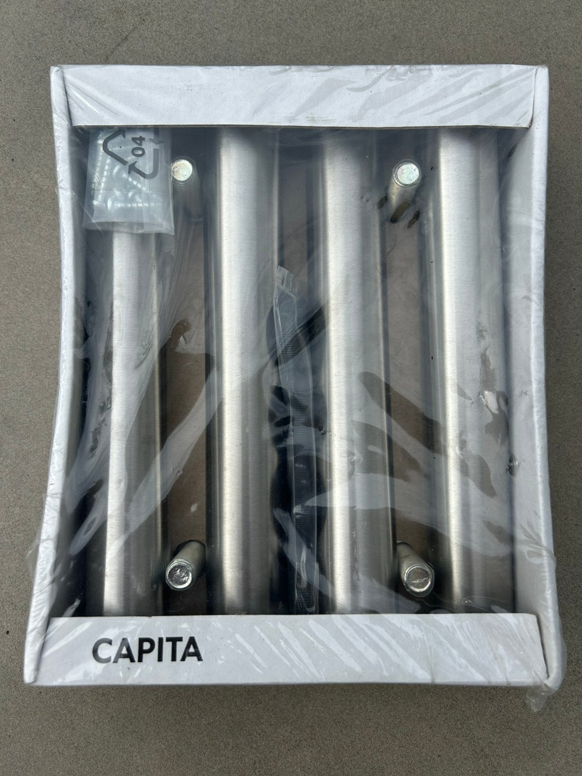 Ikea Capita pootjes RVS 21cm nieuw, Ophalen, Tafelpoot, Minder dan 50 cm, Nieuw
