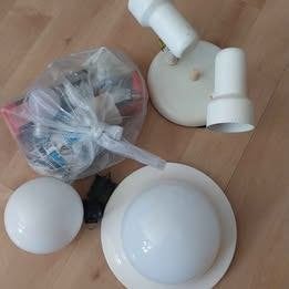 Diverse plafonniere en losse lampen, Ophalen, Gebruikt, Plafondlamp