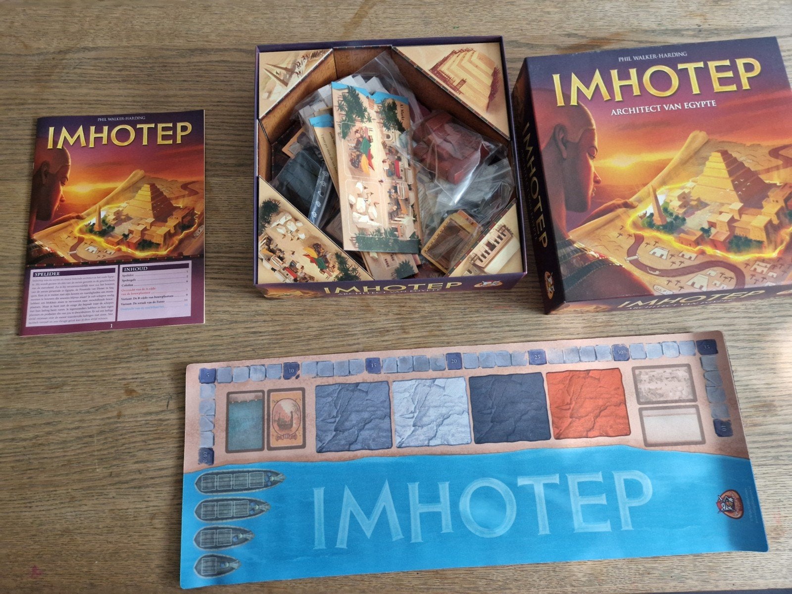 Imhotep bordspel, Ophalen, Zo goed als nieuw