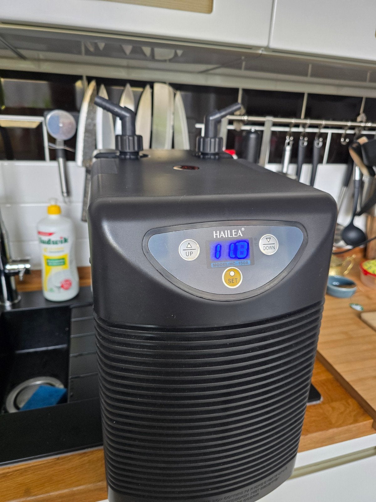 HAILEA HC 150a Waterkoeler - Aquarium Chiller, Ophalen of Verzenden, Gebruikt