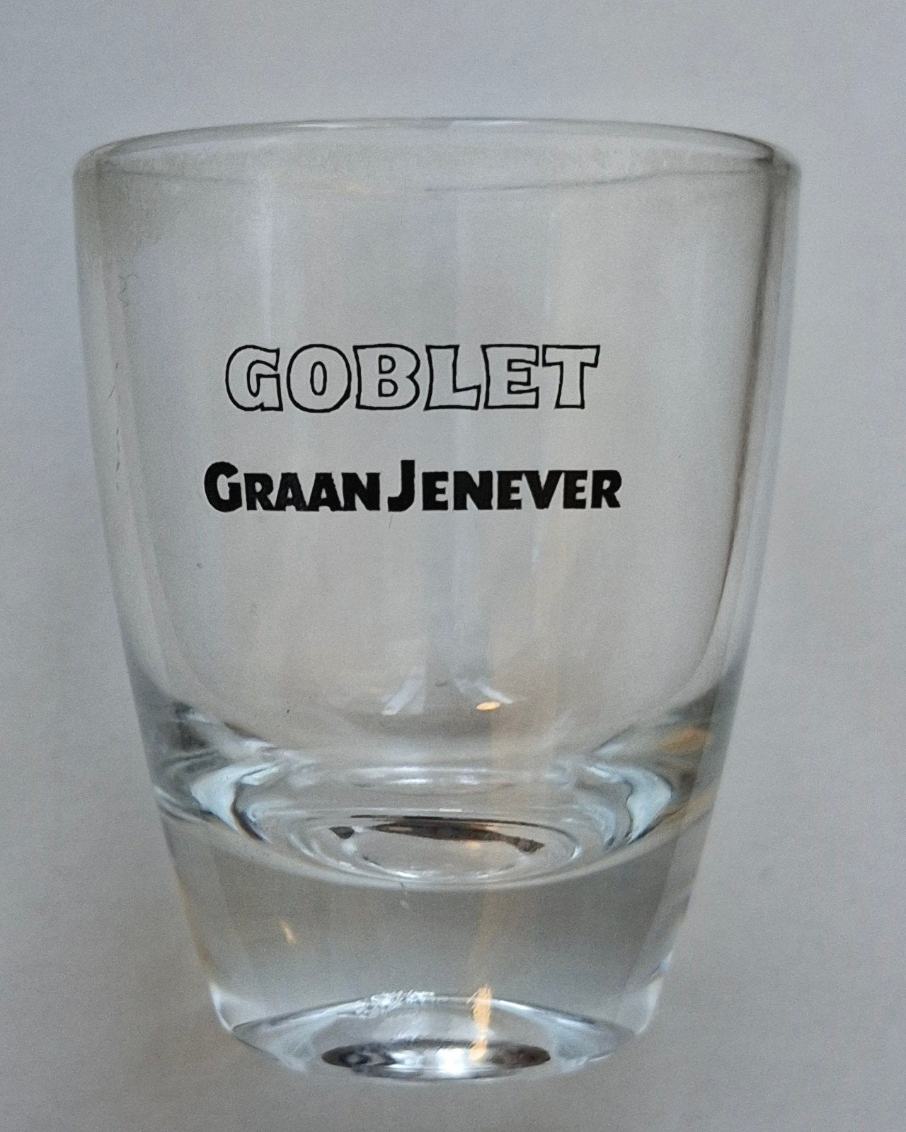 glaasje van Goblet Graan Jenever (24), Verzamelen, Ophalen of Verzenden, Overige merken