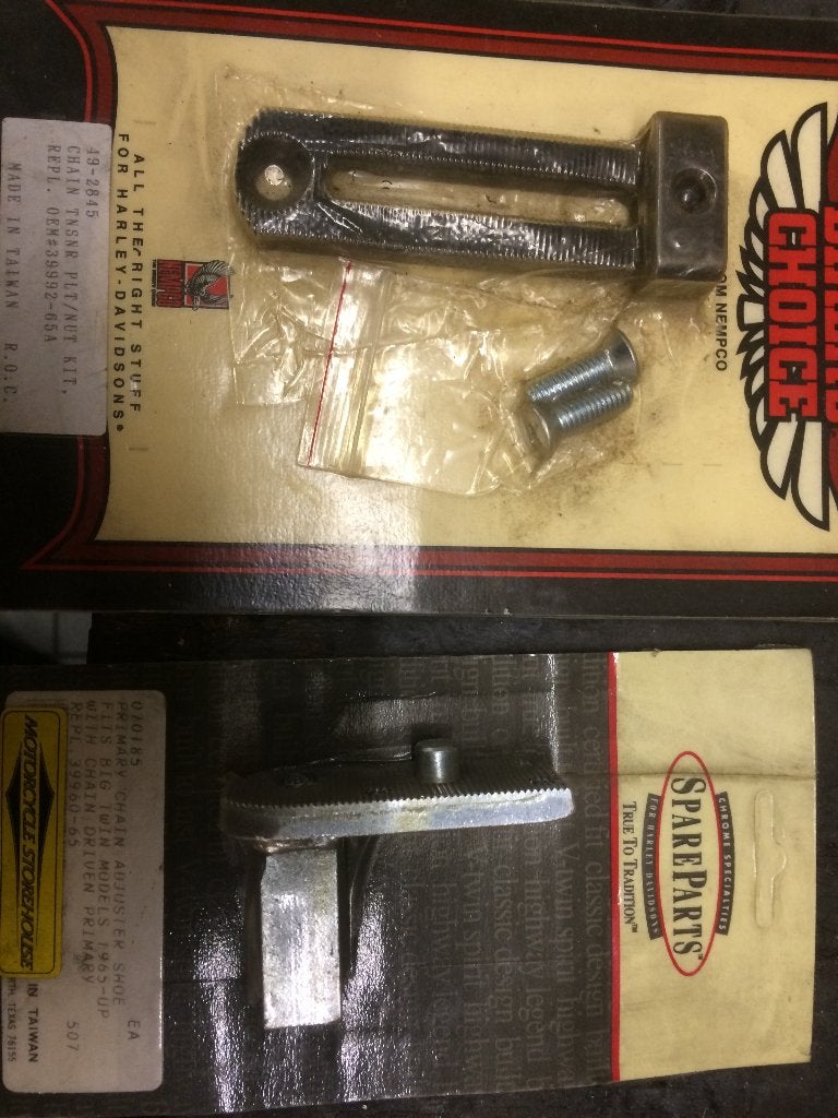 Harley primaire kettingspanner onderdelen van '65 tot 2000, Motoren, Ophalen