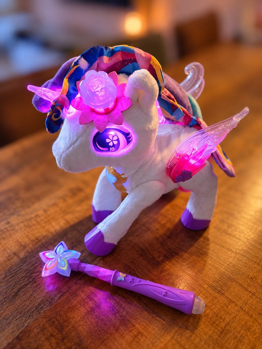 Interactieve VTech Styla Mijn Glamour Unicorn met toverstaf, Ophalen, Zo goed als nieuw, Jongen of Meisje