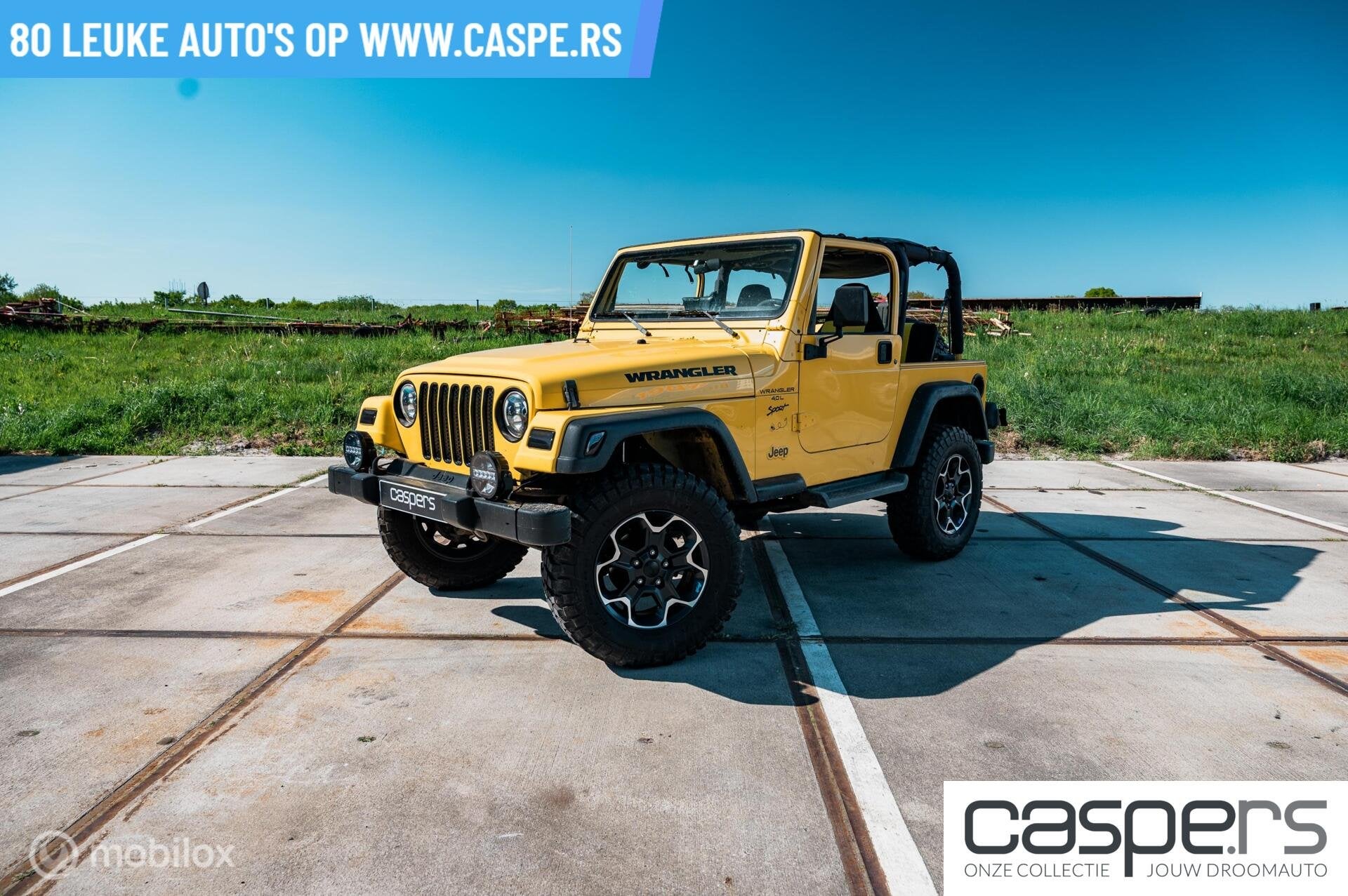 Jeep Wrangler 4.0i incl. Hardtop | Lift-Kit | CarPlay | Airc, Auto's, Stof, Gebruikt, Zwart, 192 pk