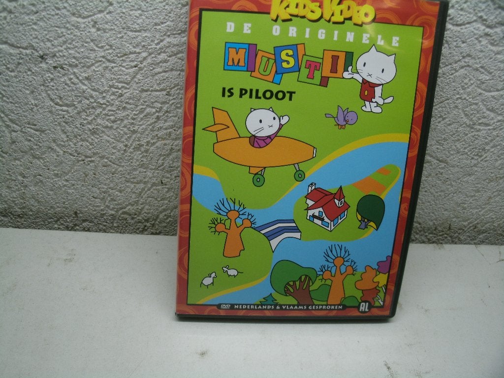 dvd 142k musti kids video is piloot, Alle leeftijden, Ophalen of Verzenden, Zo goed als nieuw