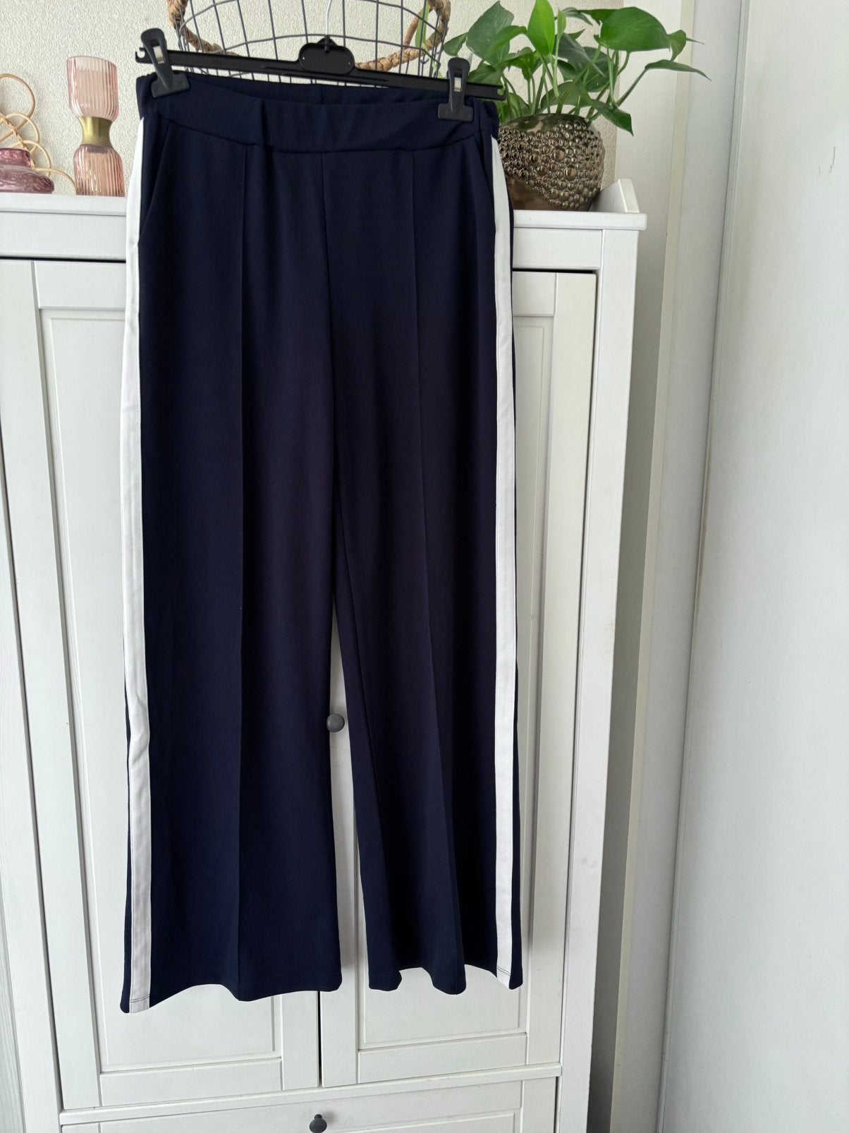 Miss Etam broek maat L, Blauw, Maat 42/44 (L), Ophalen of Verzenden, Zo goed als nieuw