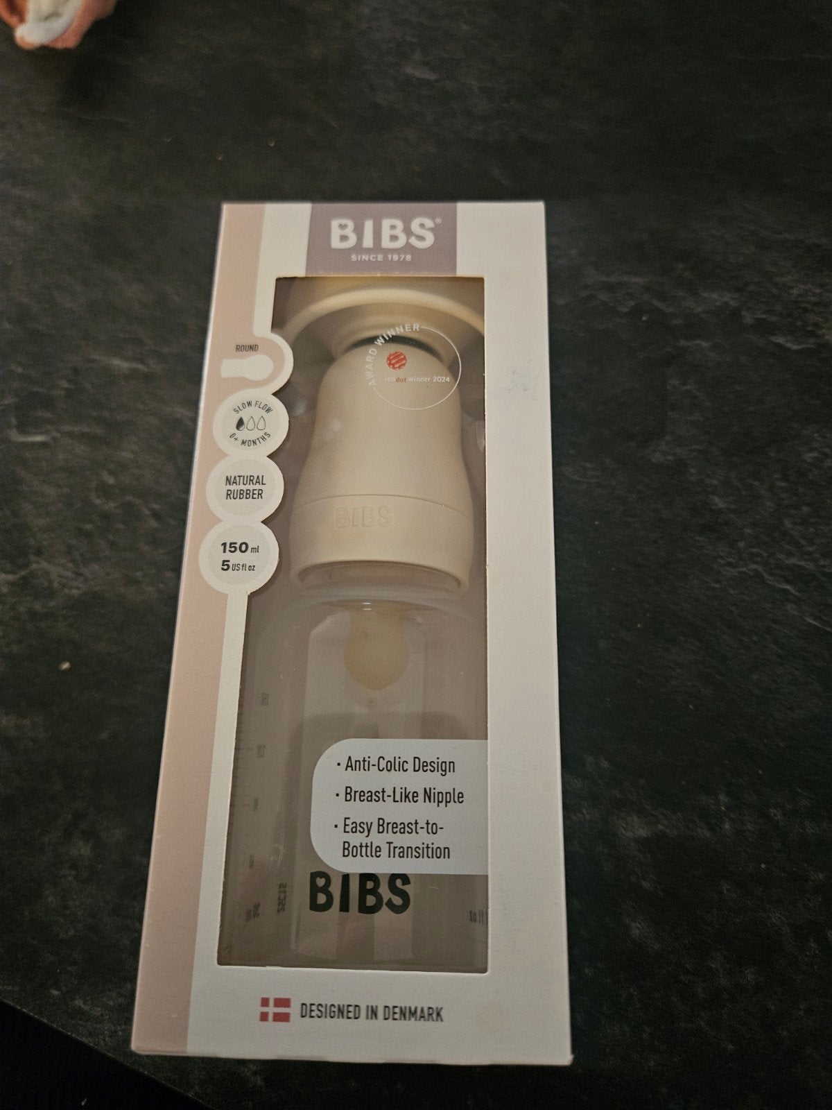BIBS Babyfles 150 ml - 0+ maanden - Anti-koliek, Kinderen en Baby's, Ophalen of Verzenden, Nieuw, Overige typen