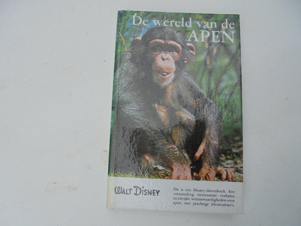 1968 Walt Disney Wereld van de apen (R5-43), Boeken, Natuur, Ophalen, Gelezen, Natuur algemeen