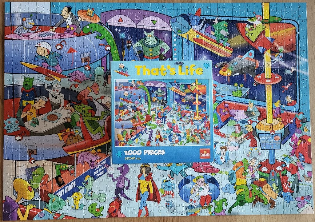 That's Life legpuzzel 1000 stukjes, Ophalen, 500 t/m 1500 stukjes, Gebruikt