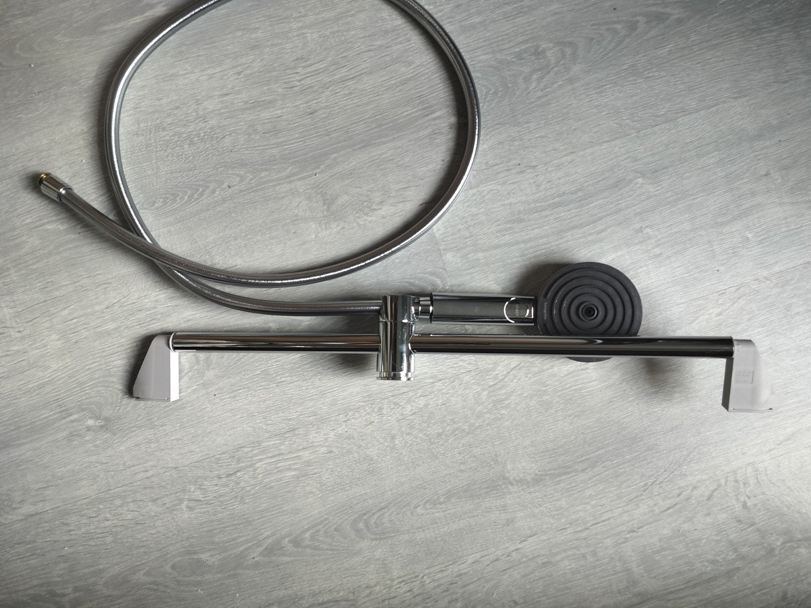 Hansgrohe doucheset met thermostaatkraan en glijstang, Ophalen of Verzenden, Nieuw, Chroom, Douche