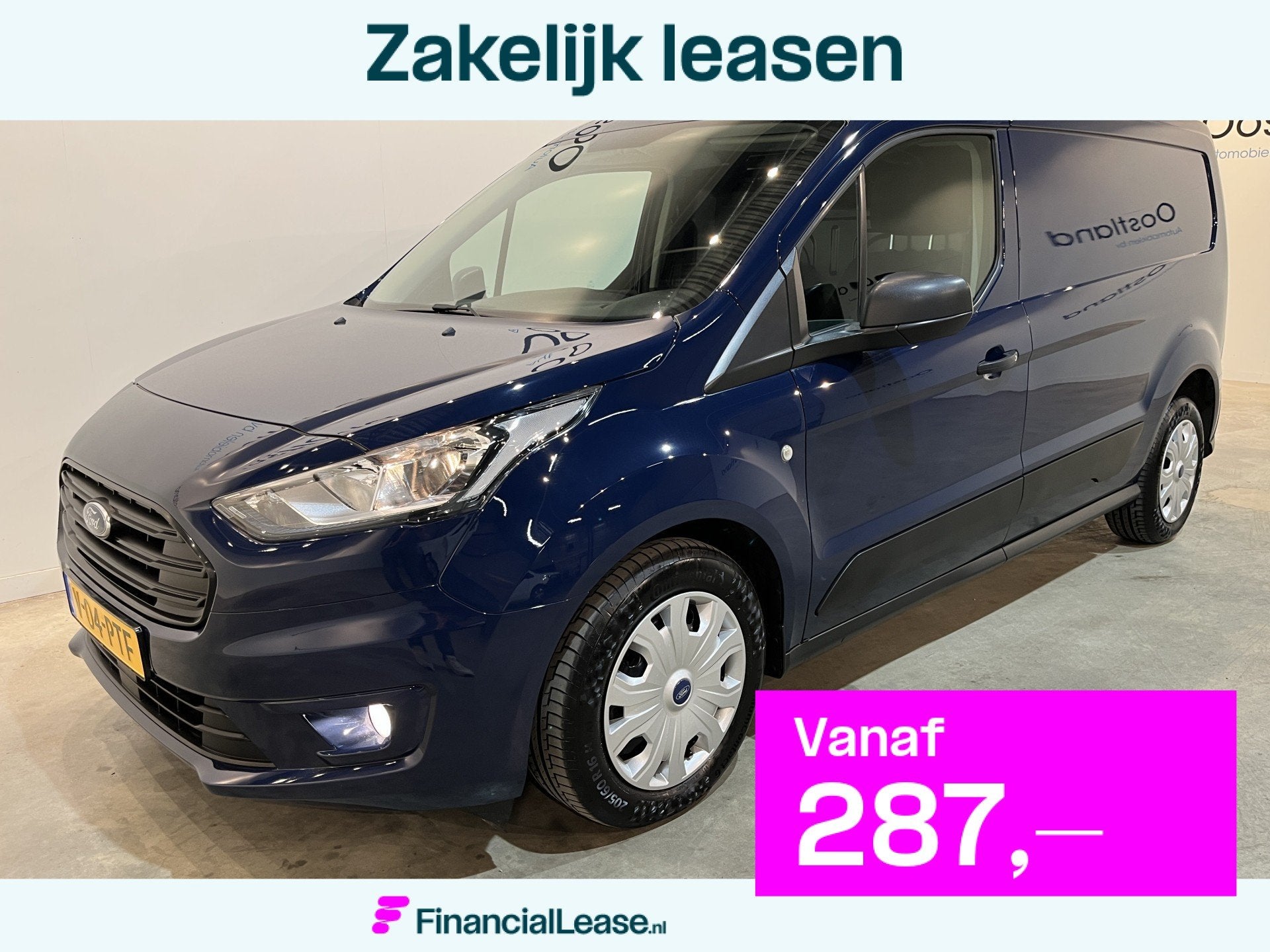 Ford Transit Connect 1.0 Ecoboost L2 Trend Benzine / Euro 6, Voorwielaandrijving, Gebruikt, Met garantie (alle), Blauw