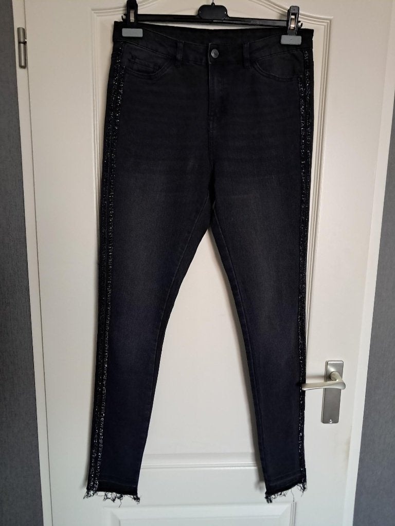 Broek 5th Avenue Kleur : Zwart maat : 36, Zwart, Ophalen of Verzenden, Zo goed als nieuw, 5th Avenue