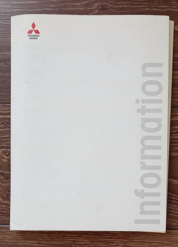 persmap Mitsubishi AutoRAI  1999, Boeken, Ophalen of Verzenden, Zo goed als nieuw, Mitsubishi