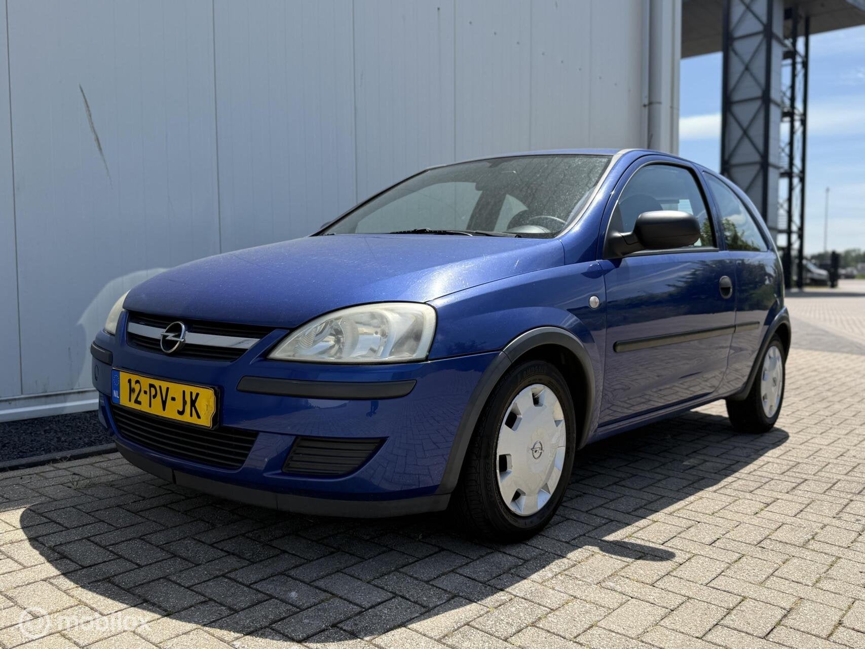 Opel Corsa 1.0-12V Rhythm Blauw NAP Zuinig & Voordelig APK!, Auto's, Voorwielaandrijving, 450 kg, Gebruikt, 973 cc