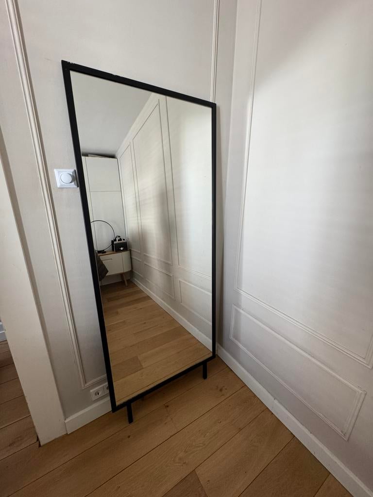 Prachtige zware kwaliteit spiegel, Ophalen, Minder dan 50 cm, Zo goed als nieuw, Minder dan 100 cm
