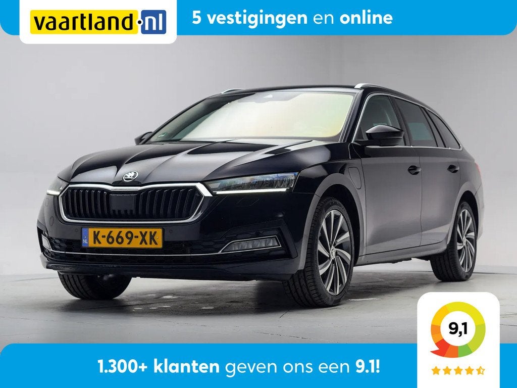 Skoda Octavia Combi 1.4 TSI iV PHEV Business Edition + [ Vir, Auto's, Skoda, Automaat, Gebruikt, Zwart, Origineel Nederlands