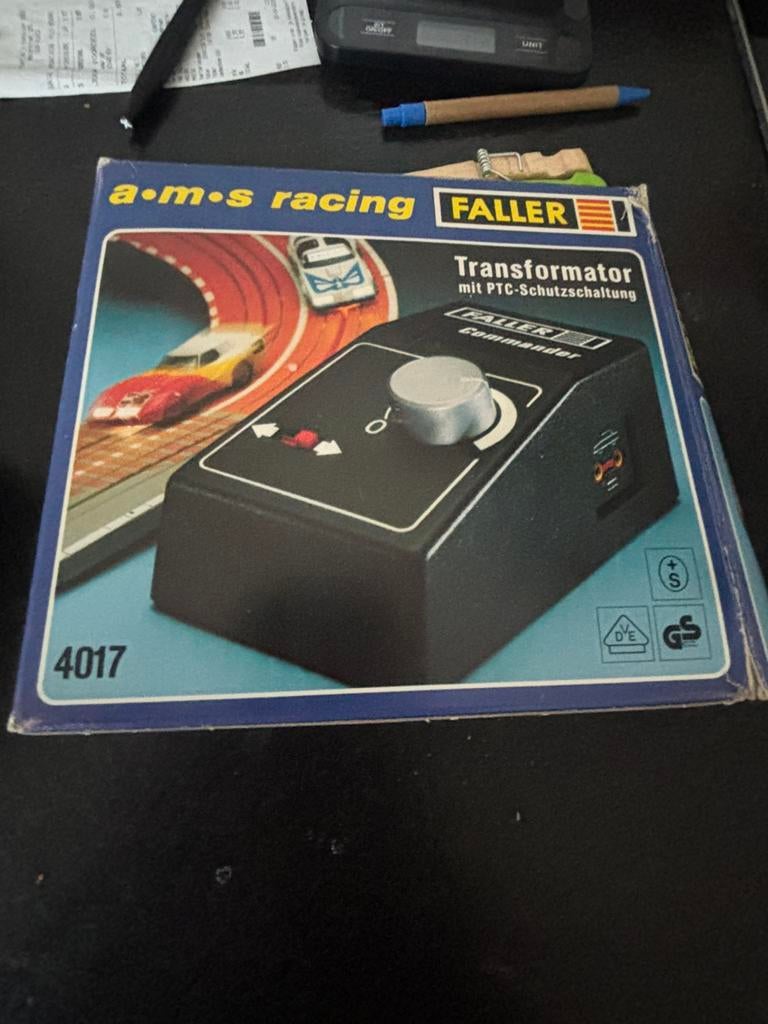 Transformator Faller 4017 voor trein- en racebaan, Hobby en Vrije tijd, Modeltreinen | H0, Overige merken, Transformator of Voeding