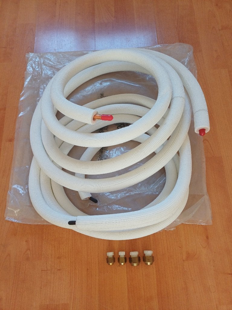 Nieuwe Airco leiding 4 meter 1/4 en 3/8 Koelleiding  wartels, Ophalen, Minder dan 60 m³, Nieuw, 3 snelheden of meer