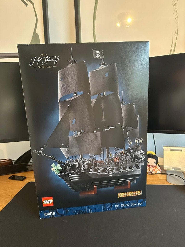 Lego Black Pearl + gratis lego kompas van Jack Sparrow, Ophalen, Lego, Compleet, Pirates