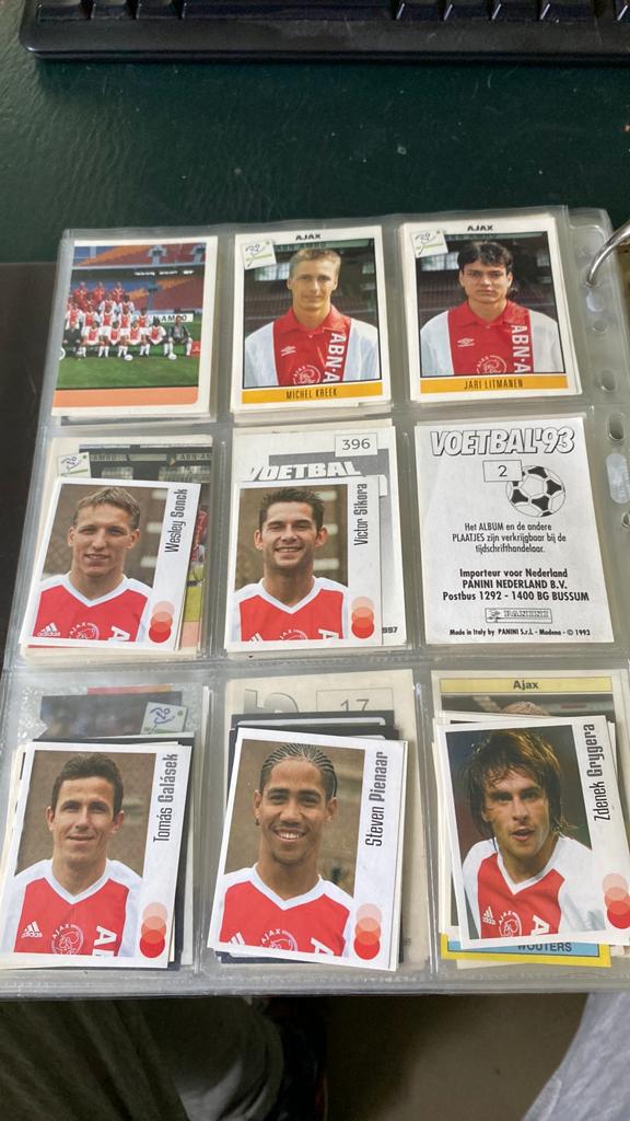 Diverse panini ajax stickers 7 x, Ophalen of Verzenden, Zo goed als nieuw, Ajax, Poster, Plaatje of Sticker