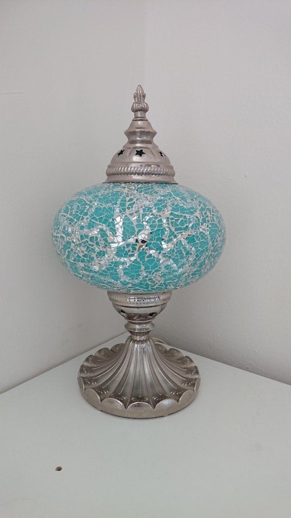 Diverse Oosterse tafellamp lamp Arabisch Turks glasmozaiek, E14 (klein), Nieuw, Ophalen of Verzenden, Sfeerlamp