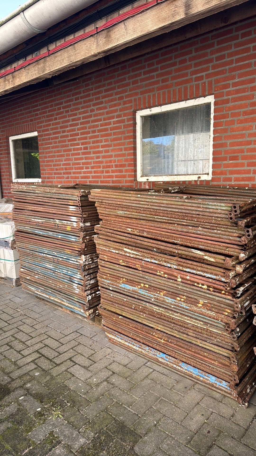 Metselschragen Klapschragen 60 stuks1.20 hoog 22.50 per stuk, Ophalen, Gebruikt, Gevelsteiger, Minder dan 2 meter