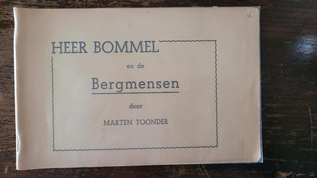 M.Toomder: Heer Bommel en de Bergmensen (zonder omslag), Boeken, Eén stripboek, Ophalen of Verzenden, Gelezen