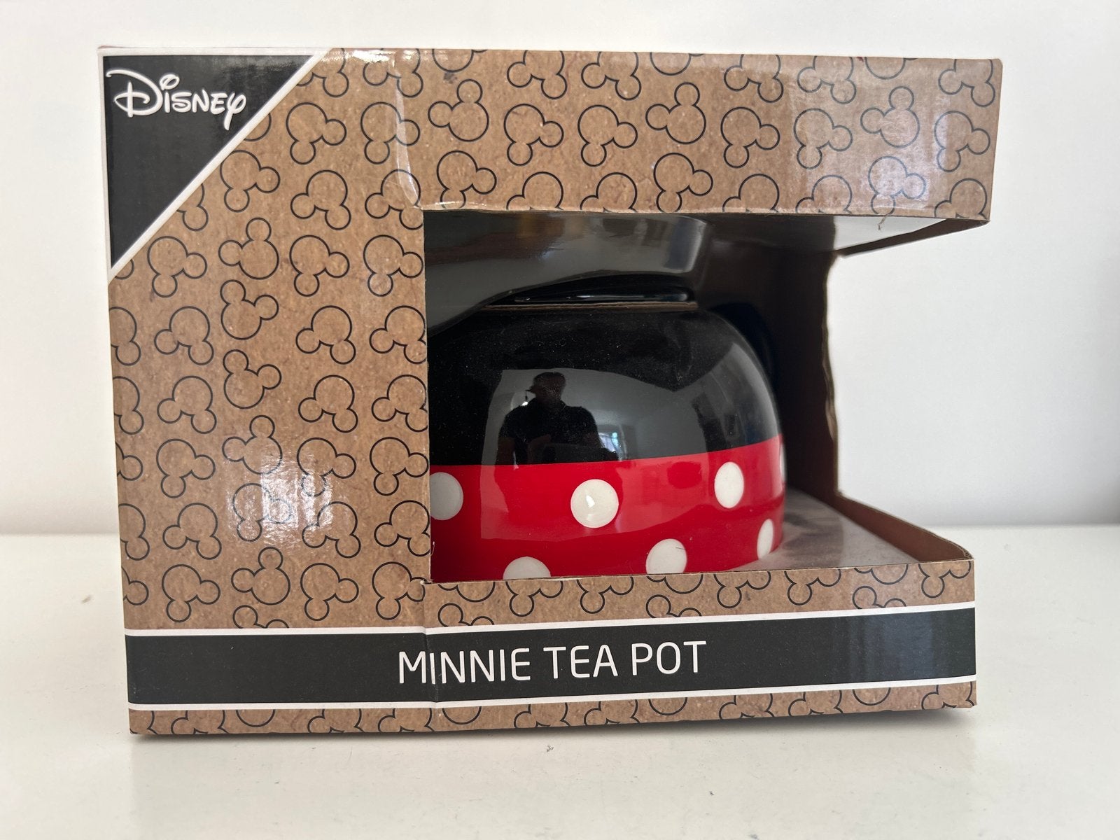 Disney Minnie Mouse Theepot - Nieuw in doos, Theepot/fluitketel, Nieuw, Ophalen of Verzenden, Zwart
