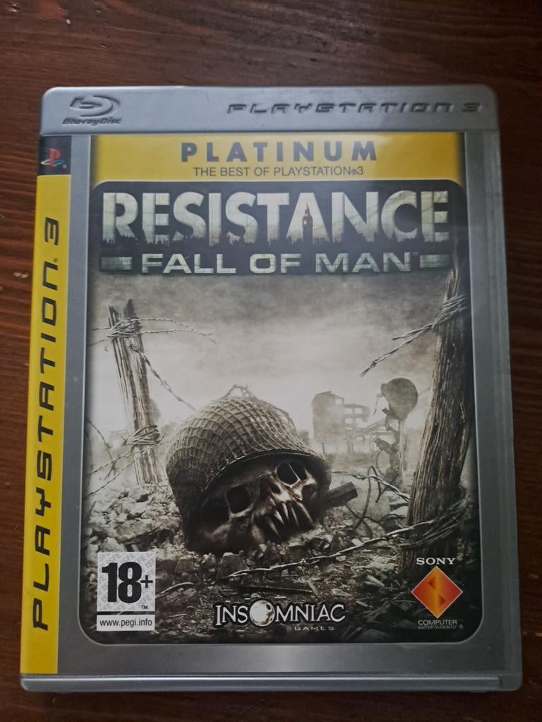 Playstation 3 ( resistance fall of man ), Spelcomputers en Games, Online, Vanaf 18 jaar, Shooter, 1 speler