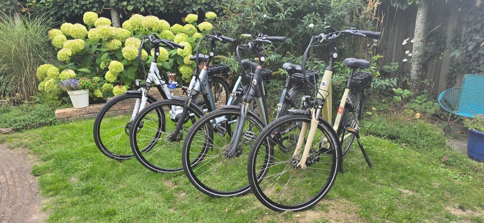 4 Amslod Elektrische fietsen, Fietsen en Brommers, Ophalen, Gebruikt, Amslod