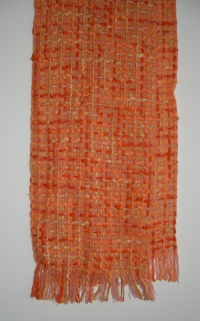 Mooie lange sjaal oranje roze geel NIEUW, Kleding | Dames, Verzenden, Nieuw, Maat 46/48 (XL) of groter, Sjaal