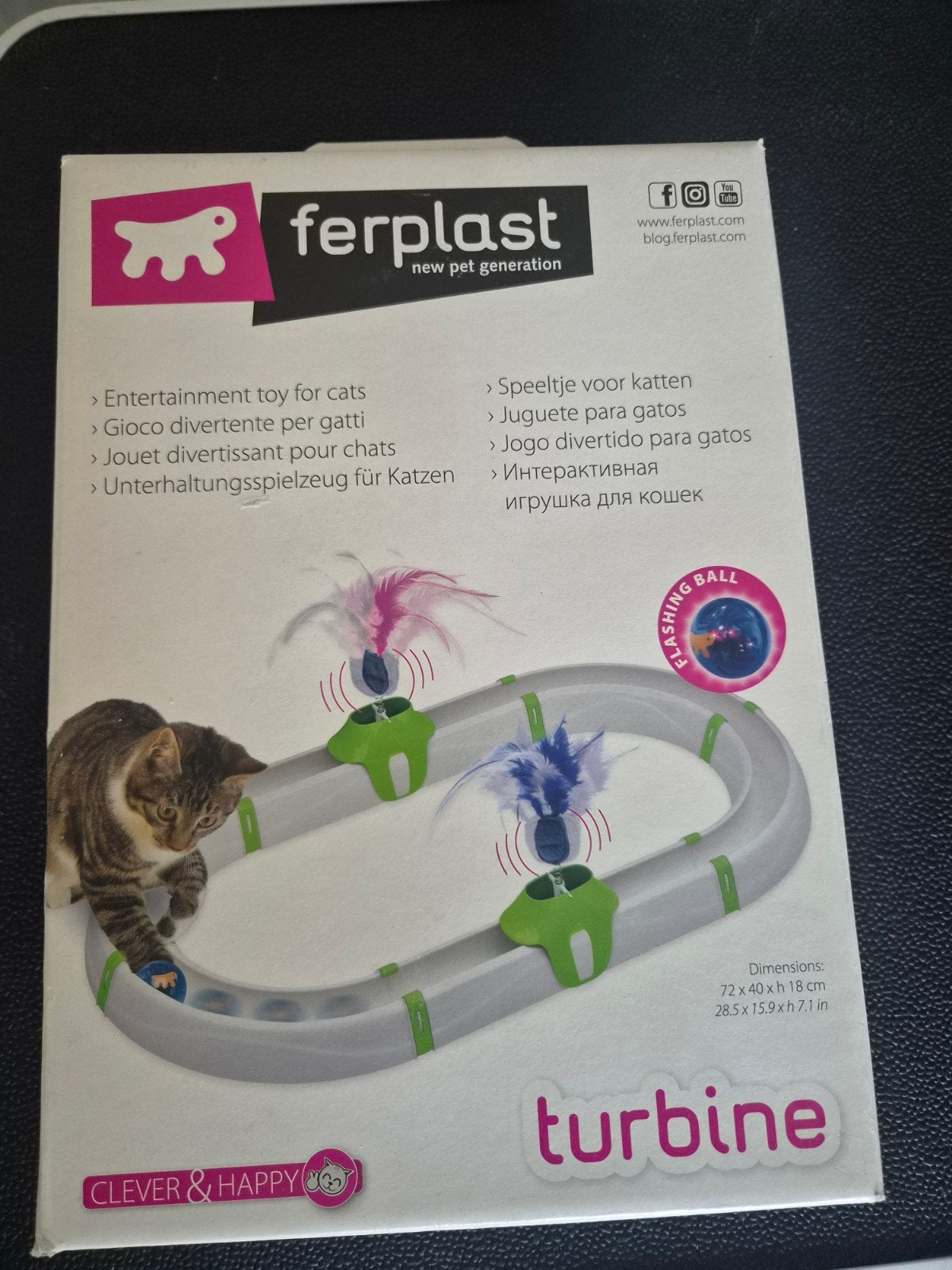 ferplast turbine, speelgoed voor de kat, Dieren en Toebehoren, Ophalen of Verzenden, Nieuw