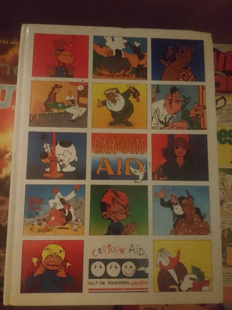 Cartoon AID, Eén stripboek, Ophalen of Verzenden, Gelezen
