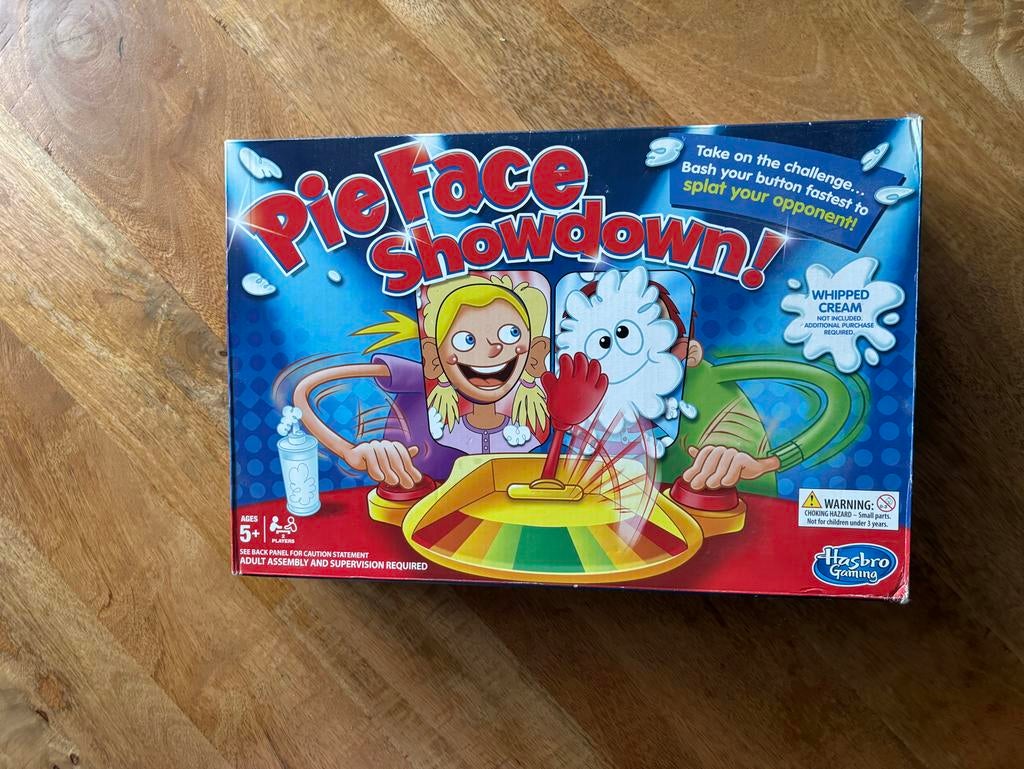 Pie Face Showdown! Spel - Hasbro, Een of twee spelers, Ophalen, Gebruikt