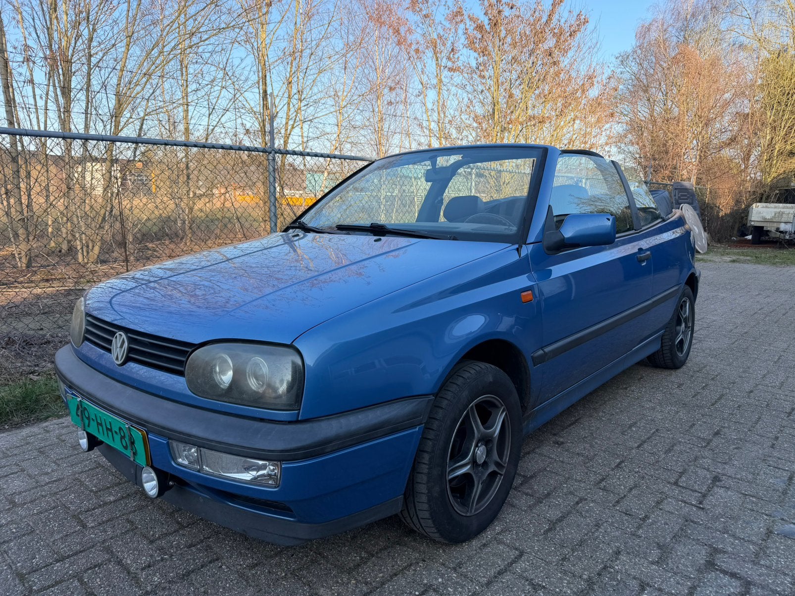 Volkswagen Golf 1.8 Cabriolet 55KW E2 1994 Blauw, Voorwielaandrijving, 74 pk, Zwart, 4 cilinders