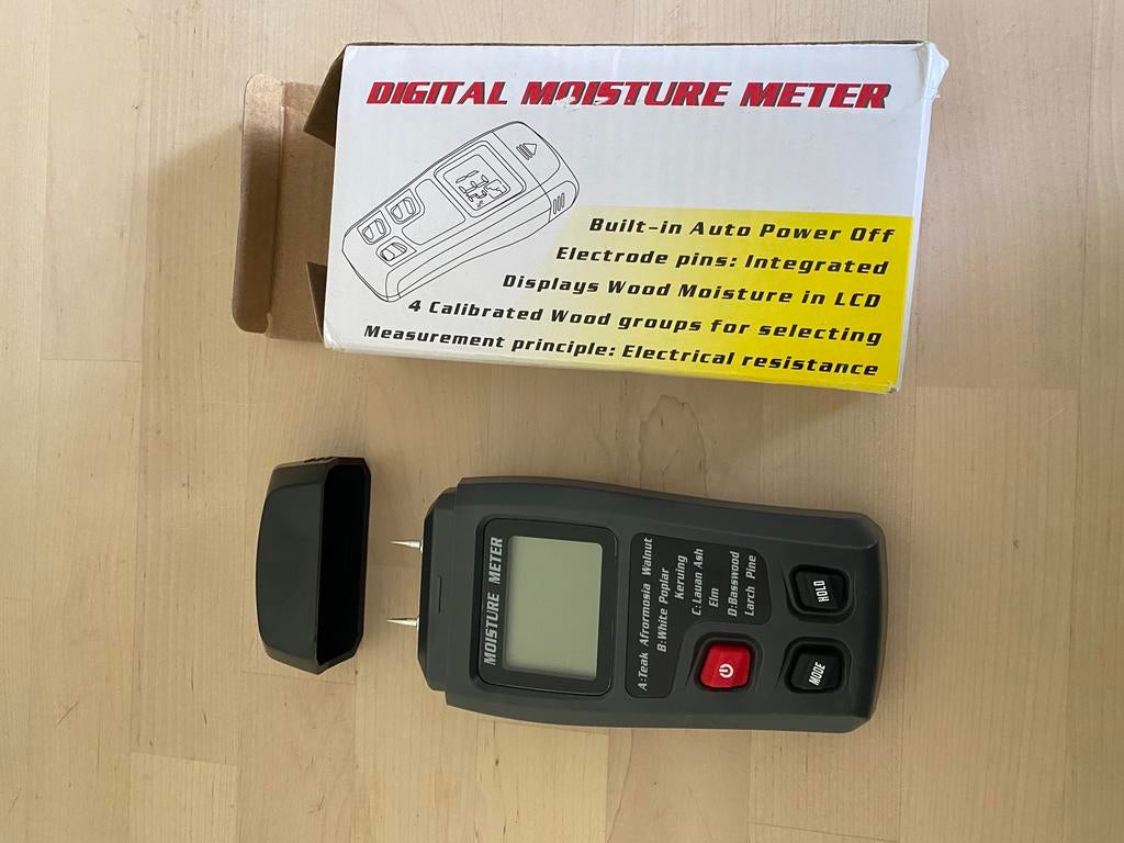 Digitale vochtmeter voor verschillende soorten hout, Ophalen of Verzenden, Nieuw, Vocht of Vloeistof